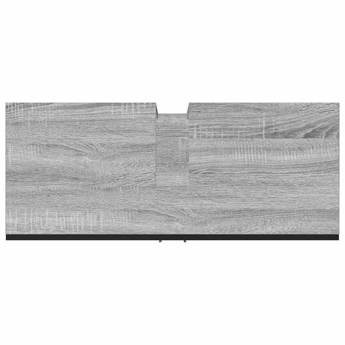 Dulap chiuveta de baie, gri sonoma, 80x33x60 cm, lemn compozit - WALTI WALTI