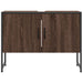 Dulap chiuveta de baie, stejar maro, 80x33x60 cm, lemn compozit - WALTI WALTI