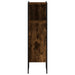Dulap de baie, stejar afumat, 33x33x120,5 cm, lemn prelucrat - WALTI WALTI
