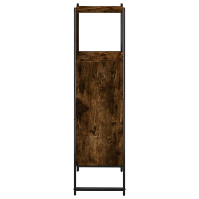 Dulap de baie, stejar afumat, 33x33x120,5 cm, lemn prelucrat - WALTI WALTI