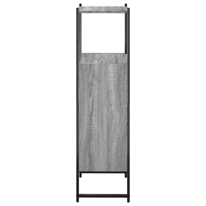 Dulap de baie, gri sonoma, 33x33x120,5 cm, lemn prelucrat - WALTI WALTI