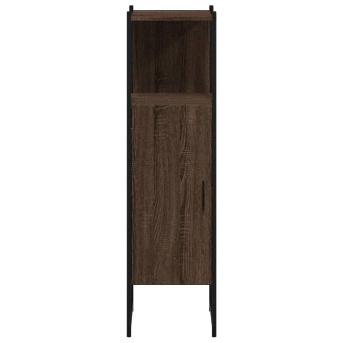 Dulap de baie, stejar maro, 33x33x120,5 cm, lemn prelucrat - WALTI WALTI