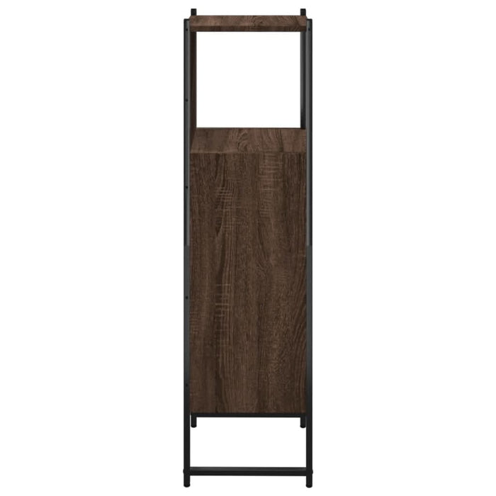 Dulap de baie, stejar maro, 33x33x120,5 cm, lemn prelucrat - WALTI WALTI