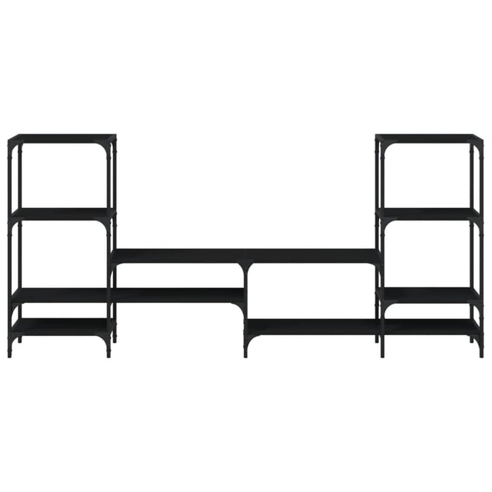 Dulap TV, stejar fumuriu, 206,5x28,5x95 cm, lemn prelucrat - WALTI WALTI