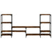 Dulap TV, stejar fumuriu, 206,5x28,5x95 cm, lemn prelucrat - WALTI WALTI