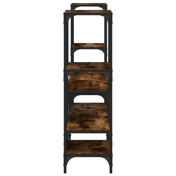 Dulap TV, stejar fumuriu, 206,5x28,5x95 cm, lemn prelucrat - WALTI WALTI