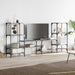 Comodă TV, gri sonoma, 206,5x28,5x95 cm, lemn compozit - WALTI WALTI