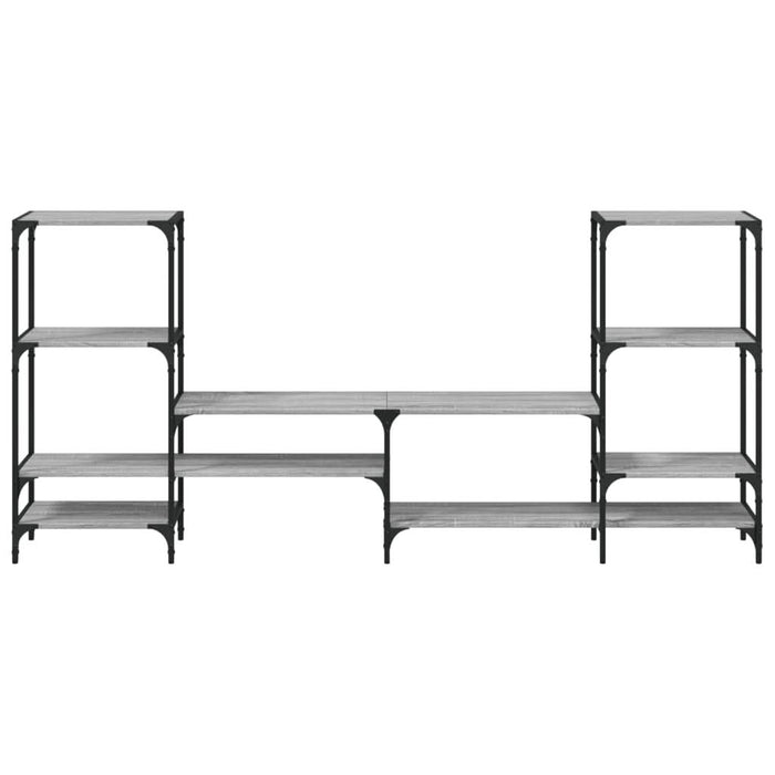 Comodă TV, gri sonoma, 206,5x28,5x95 cm, lemn compozit - WALTI WALTI