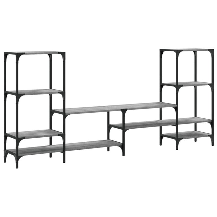 Comodă TV, gri sonoma, 206,5x28,5x95 cm, lemn compozit - WALTI WALTI