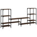 Dulap TV, stejar maro, 206,5x28,5x95 cm, lemn prelucrat - WALTI WALTI