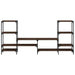 Dulap TV, stejar maro, 206,5x28,5x95 cm, lemn prelucrat - WALTI WALTI