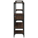 Dulap TV, stejar maro, 206,5x28,5x95 cm, lemn prelucrat - WALTI WALTI