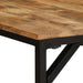 Masa de sufragerie 180x90x75 cm Lemn masiv Mango brut - WALTI WALTI