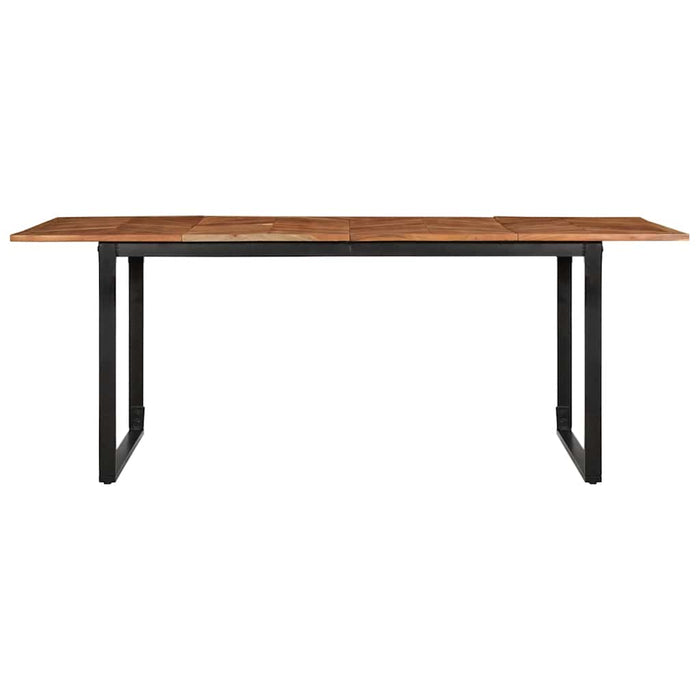 Masa de sufragerie 200x100x75 cm din lemn masiv de salcam WALTI
