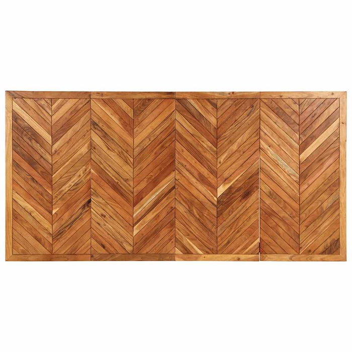 Masa de sufragerie 200x100x75 cm din lemn masiv de salcam WALTI