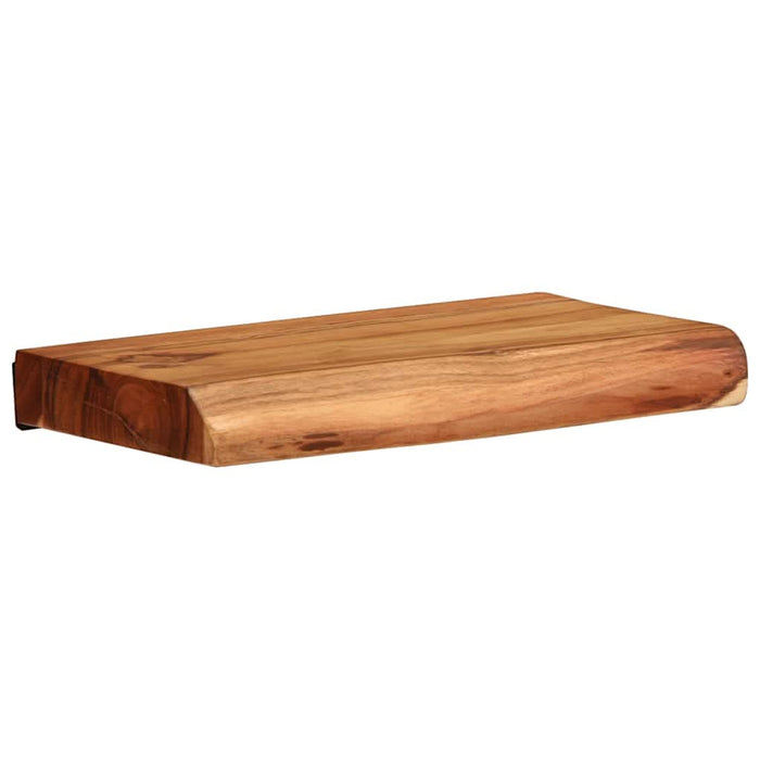 Rafturi de perete, 2 buc., 30x20x3,5 cm, lemn masiv de acacia - WALTI WALTI