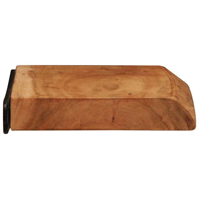 Rafturi de perete, 2 buc., 30x20x3,5 cm, lemn masiv de acacia - WALTI WALTI