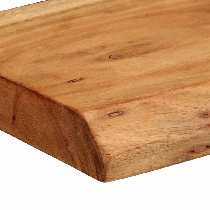 Rafturi de perete, 2 buc., 30x20x3,5 cm, lemn masiv de acacia - WALTI WALTI