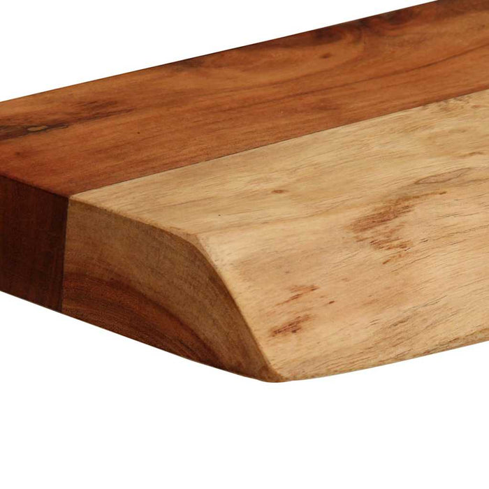 Rafturi de perete 2 buc 40x20x3,5 cm Lemn masiv de salcâm - WALTI WALTI