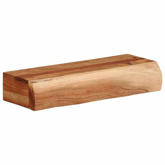 Rafturi de perete 2 buc 40x17x8 cm din lemn masiv de salcâm WALTI
