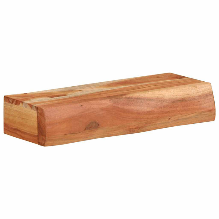 Rafturi de perete 2 buc 40x17x8 cm din lemn masiv de salcâm WALTI