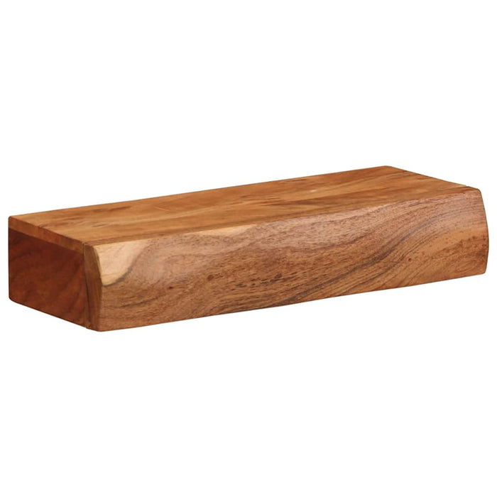 Rafturi de perete 2 buc 40x17x8 cm din lemn masiv de salcâm WALTI