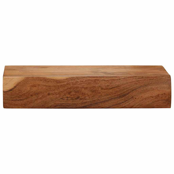 Rafturi de perete 2 buc 40x17x8 cm din lemn masiv de salcâm WALTI