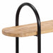 Raft de perete 90x20x116,5 cm, lemn masiv brut de mango - WALTI WALTI