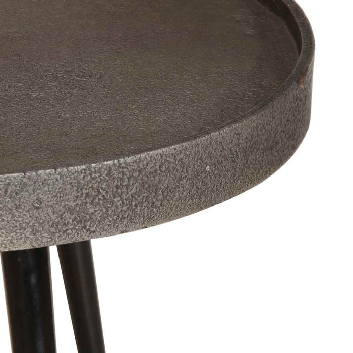 Masă de cafea 2 buc., lemn prelucrat argintiu - WALTI WALTI