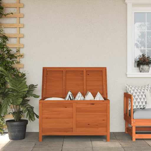 Ladă depozitare de grădină 99x49,5x58,5 cm lemn masiv de brad - WALTI WALTI