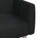 Canapea extensibilă cu 2 locuri, negru, material textil - WALTI WALTI