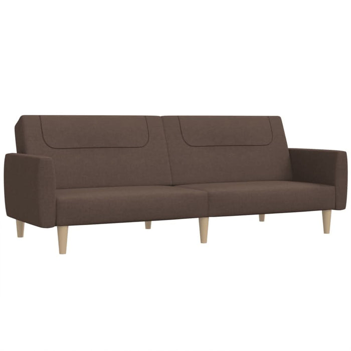 Canapea extensibilă cu 2 locuri, gri taupe, material textil - WALTI WALTI