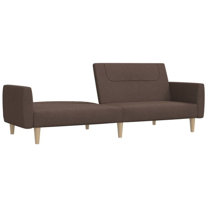 Canapea extensibilă cu 2 locuri, gri taupe, material textil - WALTI WALTI