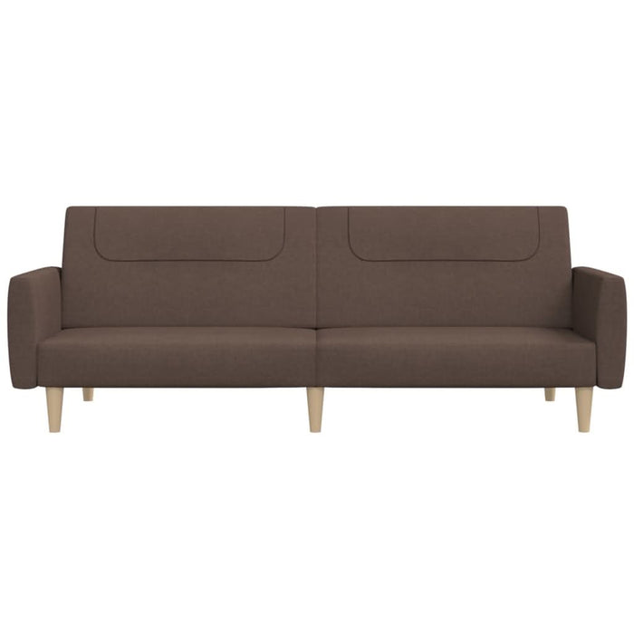 Canapea extensibilă cu 2 locuri, gri taupe, material textil - WALTI WALTI
