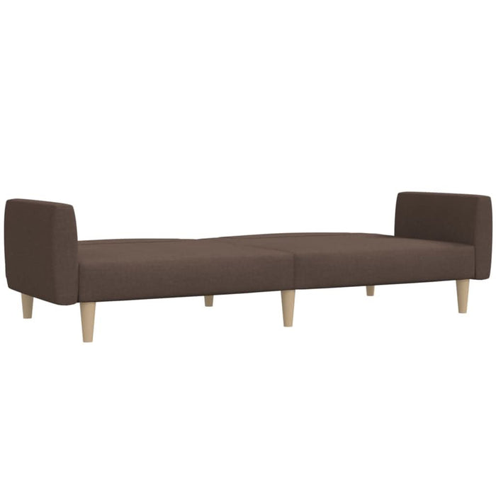 Canapea extensibilă cu 2 locuri, gri taupe, material textil - WALTI WALTI