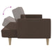 Canapea extensibilă cu 2 locuri, gri taupe, material textil - WALTI WALTI