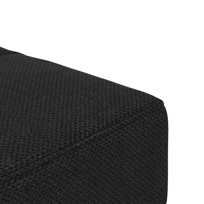 Canapea extensibilă cu 2 locuri, 2 perne, negru, textil - WALTI WALTI