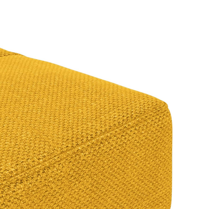Canapea extensibilă cu 2 locuri, 2 perne, galben, textil - WALTI WALTI