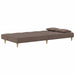 Canapea extensibilă cu 2 locuri, 2 perne, gri taupe, textil - WALTI WALTI