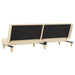 Canapea extensibilă cu 2 locuri, crem, material textil - WALTI WALTI