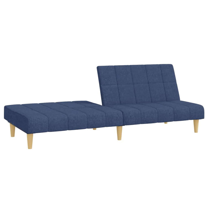 Canapea extensibilă cu 2 locuri, albastru, material textil - WALTI WALTI