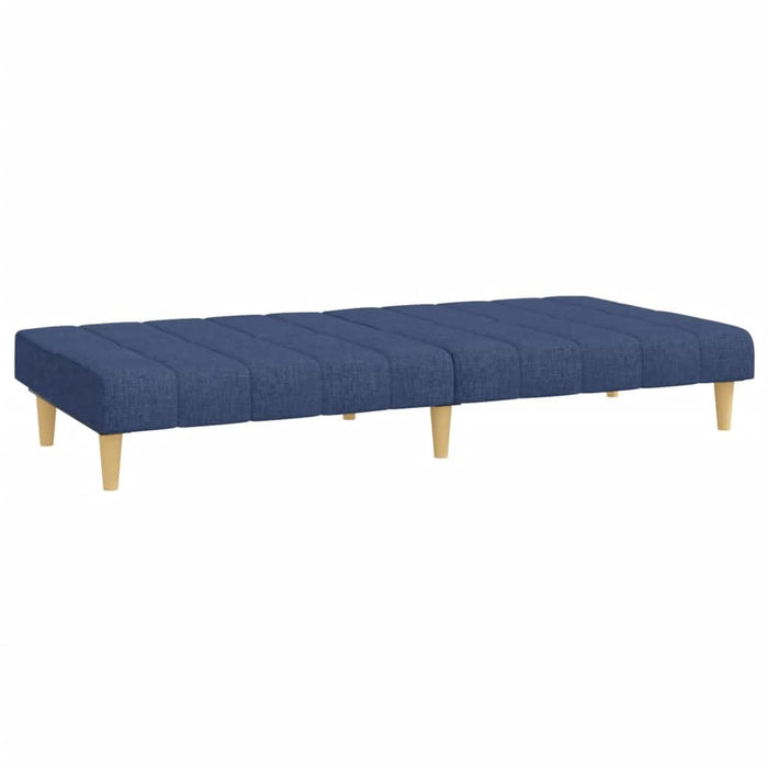 Canapea extensibilă cu 2 locuri, albastru, material textil - WALTI WALTI