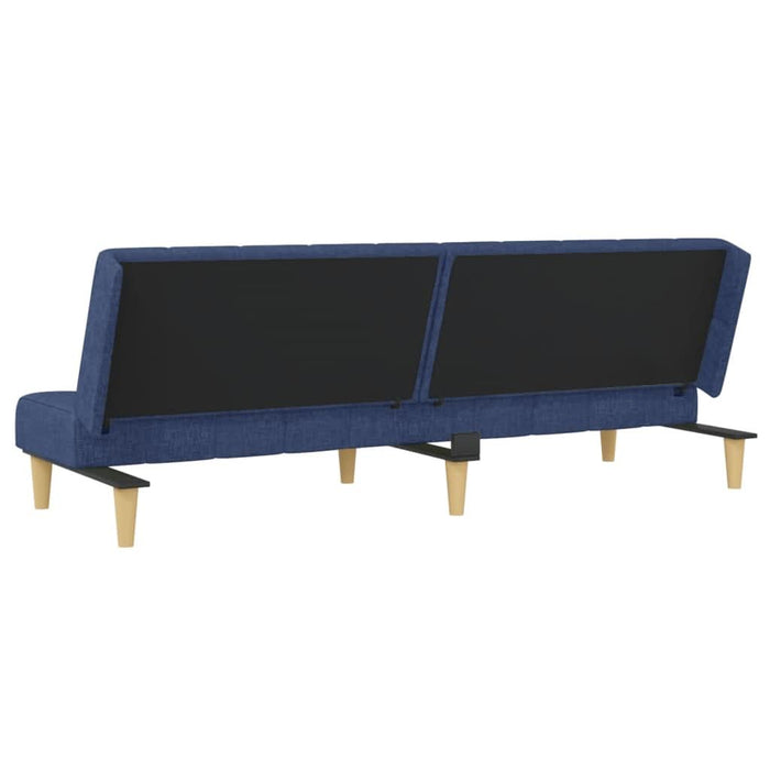 Canapea extensibilă cu 2 locuri, albastru, material textil - WALTI WALTI