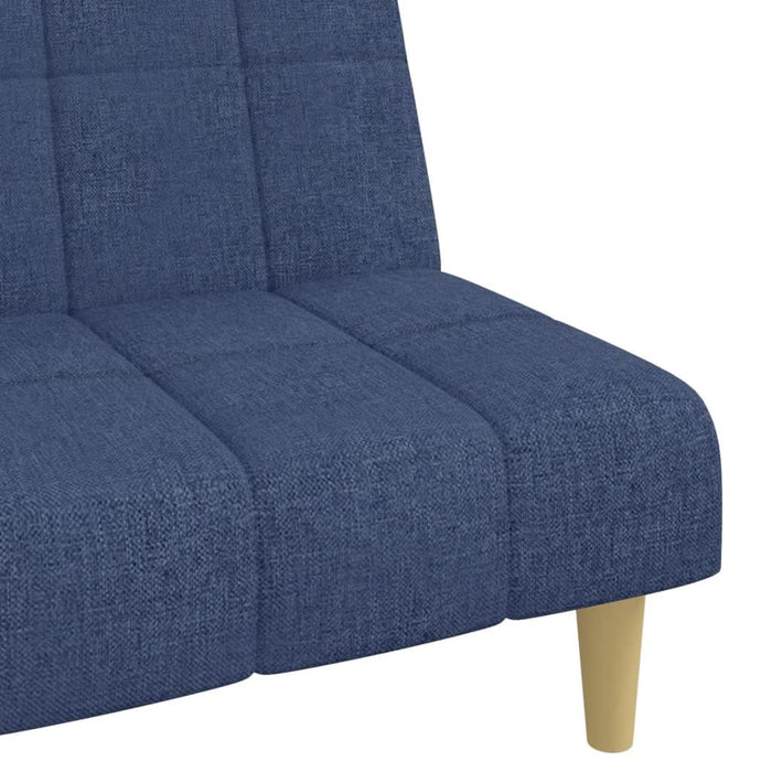 Canapea extensibilă cu 2 locuri, albastru, material textil - WALTI WALTI