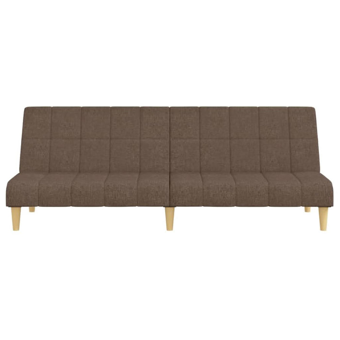 Canapea extensibilă cu 2 locuri, gri taupe, material textil - WALTI WALTI