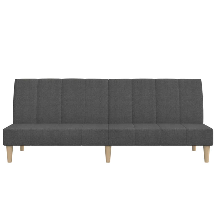 Canapea extensibilă cu 2 locuri, gri închis, textil - WALTI WALTI