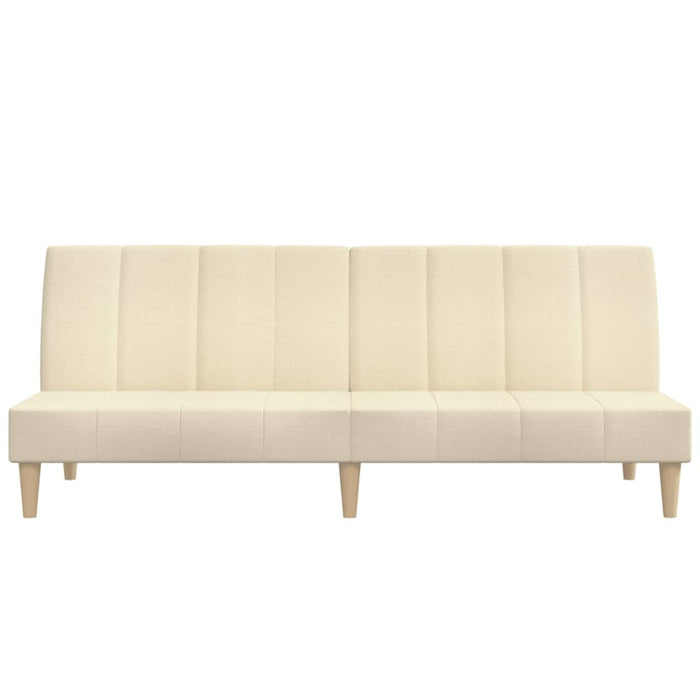 Canapea extensibilă cu 2 locuri, crem, material textil - WALTI WALTI