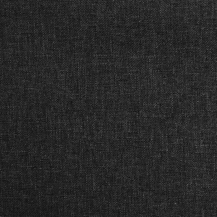 Canapea extensibilă cu 2 locuri, 2 perne, negru, textil - WALTI WALTI