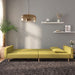 Canapea extensibilă cu 2 locuri, 2 perne, verde, textil - WALTI WALTI