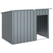 Cușcă câine cu acoperiș antracit 153x91x110 cm oțel galvanizat - WALTI WALTI